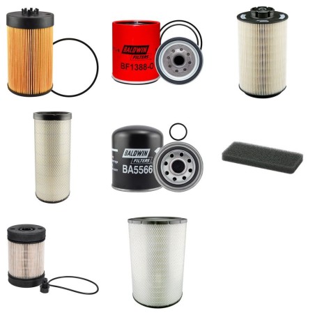 VOLVO BUS - CAR FL III 260 Filter Service Kit w/D7F260 Eng.   YR  5.2013-