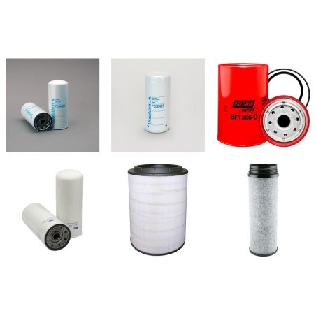 VOLVO BUS - CAR VT 880 Filter Service Kit w/D 16D625 Eng.   YR  2.06-