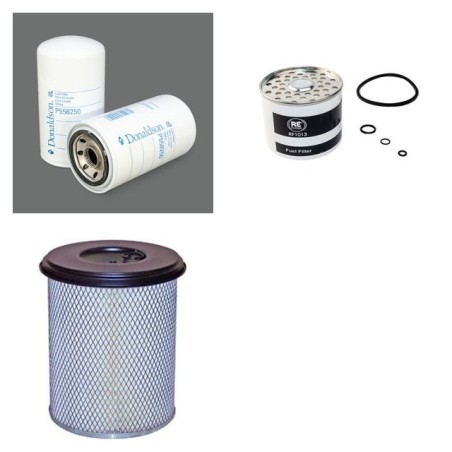 VOLVO BUS - CAR B 57 Filter Service Kit w/D 70A Eng.   YR  65-70