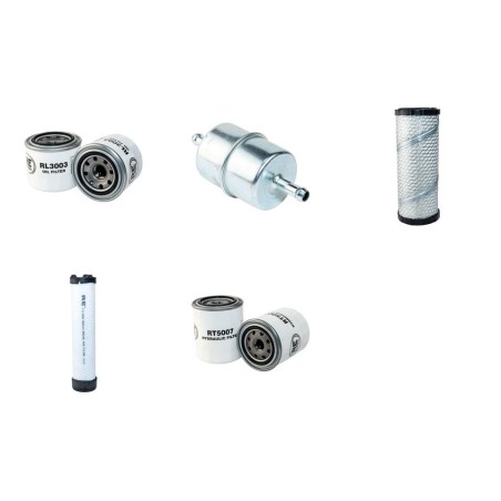 KUBOTA F3990 Mower Filter Service Kit w/V1505 Engine