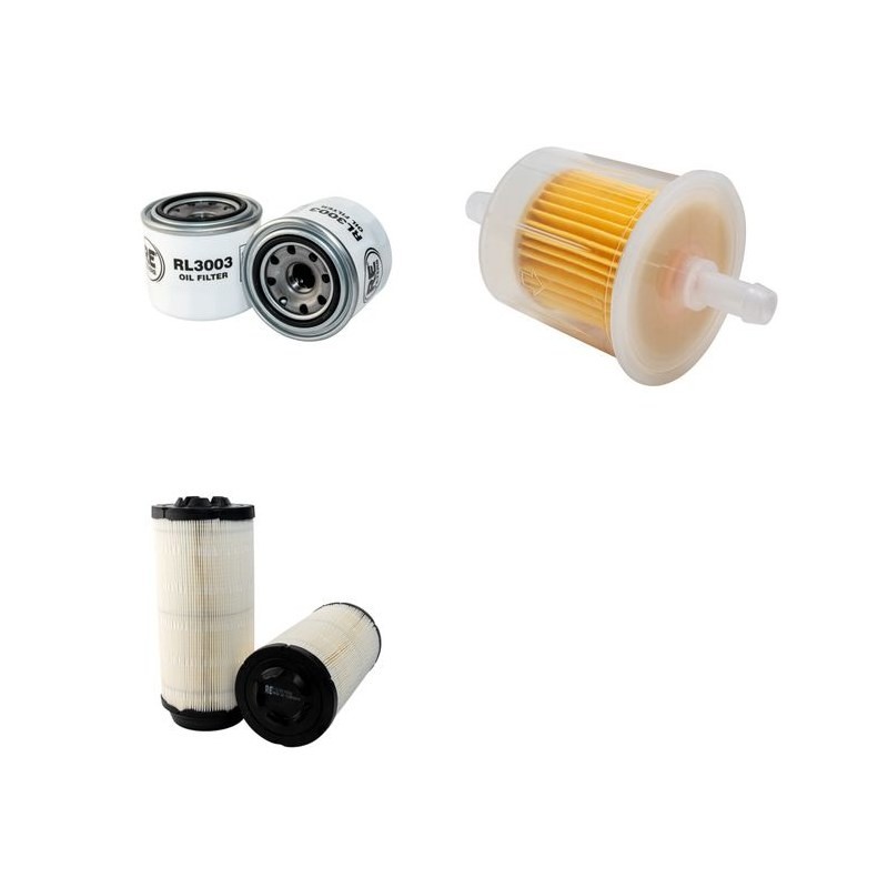 KUBOTA ZD 326 S Filter Service Kit Air Oil Fuel Filters w/KubotaD 1005-E2ZD2 Eng.   YR  2016
