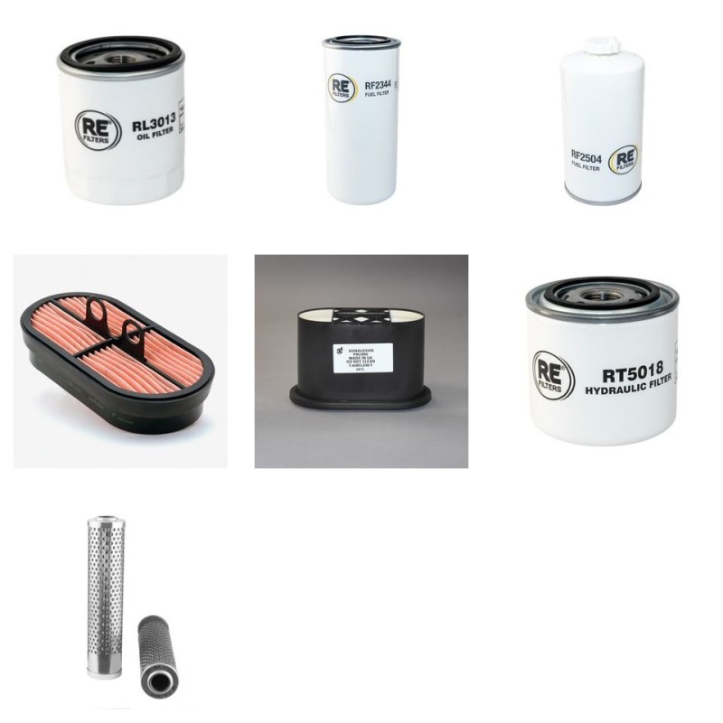THWAITES 6T / 9T Dumper Filter Service Kit w/Deutz Engine Mach 690/866 1000hr