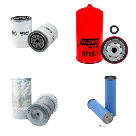 FAI 410 Filter Service Kit w/PERKINS 1004.4eng.  Air Oil Fuel
