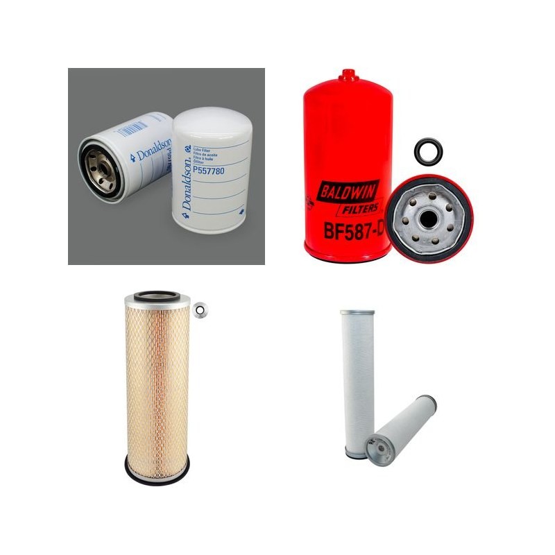 FARMTRAC 550 Filter Service Kit w/ESCORTS LTD E3.215Feng.  Air Oil Fuel