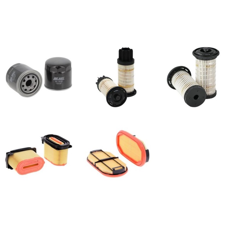 FARMTRAC 685 DT Filter Service Kit w/PERKINS 854F-E34T-IIIBeng.  Air Oil Fuel