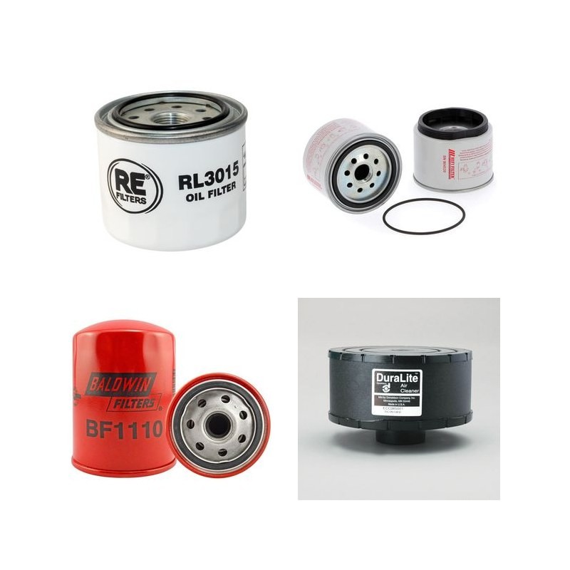 FOGO FDR 20 M3S Filter Service Kit w/MITSUBISHI S4Q2-DGeng. 01.2016 -  Air Oil Fuel