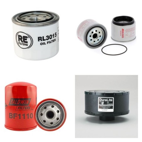FOGO FDR 20 M3S Filter Service Kit w/MITSUBISHI S4Q2-DGeng. 01.2016 -  Air Oil Fuel