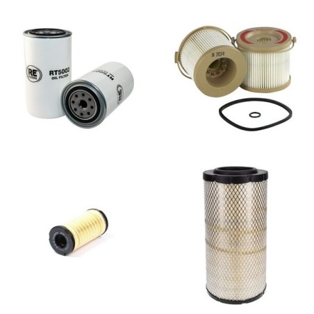 GESAN DPR 100 Filter Service Kit w/PERKINSeng.  Air Oil Fuel