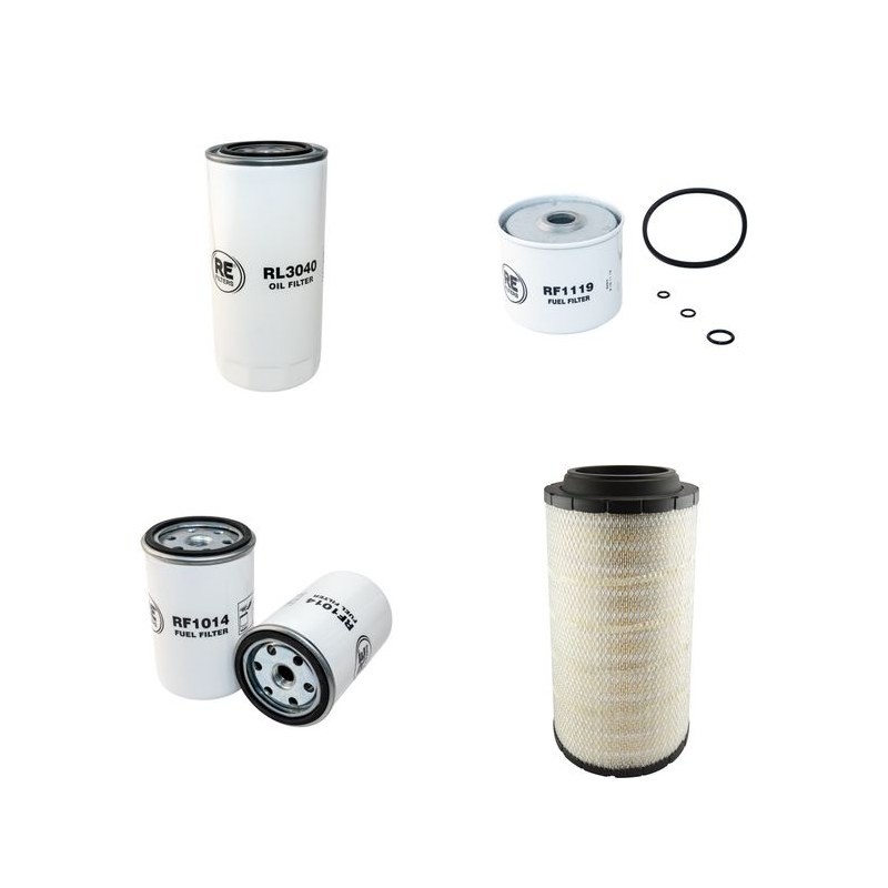 GESAN DVR 150 Filter Service Kit w/VOLVO TAD731GEeng.  Air Oil Fuel