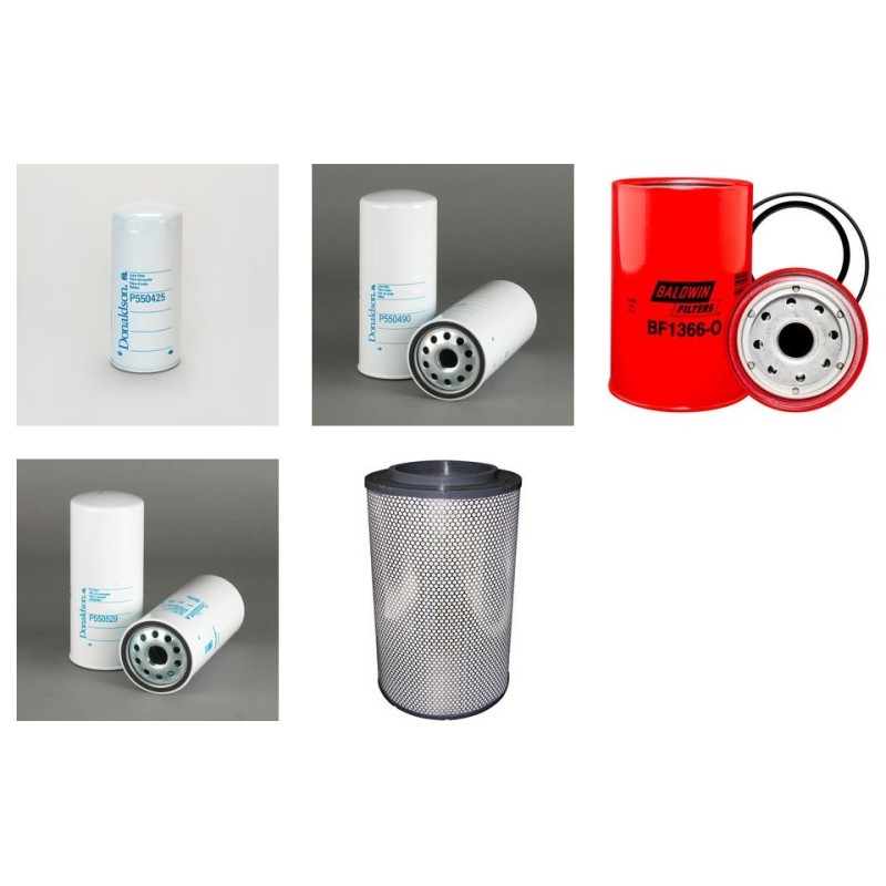 GESAN DVS 300 Filter Service Kit w/VOLVO TAD941GEeng.  Air Oil Fuel
