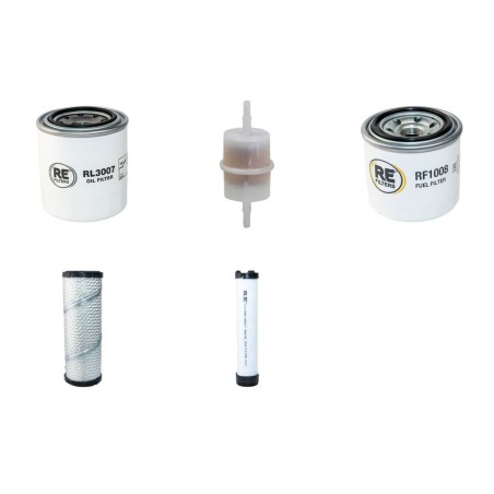 GIANNI FERRARI TURBO Z 440 D Filter Service Kit w/KUBOTA V 1505 Teng.  Air Oil Fuel
