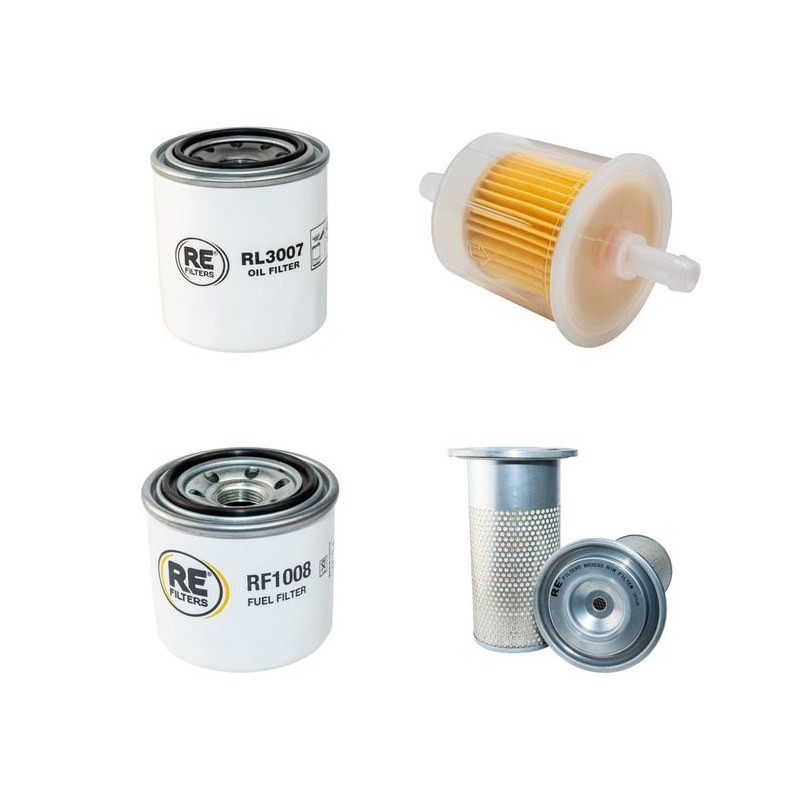 GIANT V 451 T Filter Service Kit w/KUBOTA D 1505 Teng.  Air Oil Fuel