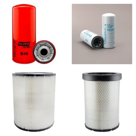 GIPO R 131 FDR Filter Service Kit w/CATERPILLAR C 12eng.  Air Oil Fuel
