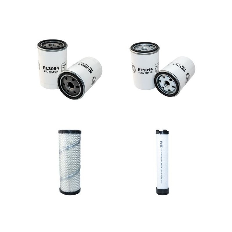 GOLDONI 45 ASTER Filter Service Kit w/LOMBARDINI LDW 2204eng.  Air Oil Fuel