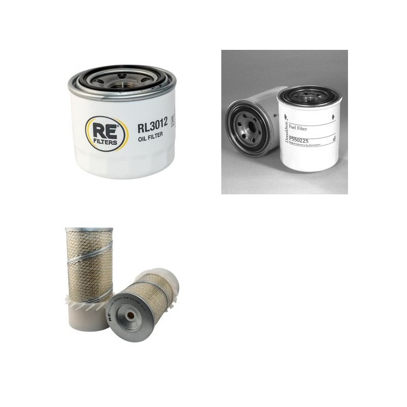 GREEN MECH ARBORIST 19/28 MT50 Filter Service Kit w/ISUZU 4LE1eng. 01.2010 -  Air Oil Fuel