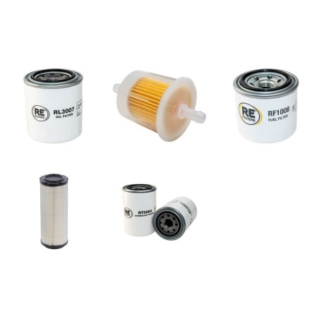 GREEN MECH EVO 205 D Filter Service Kit w/KUBOTA V 1505-EU1eng.