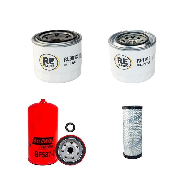 BARRUS SHIRE 40, 40H, 45, 45H, 50 Filter Service Kit w/Yanmar Eng. 2xFuel