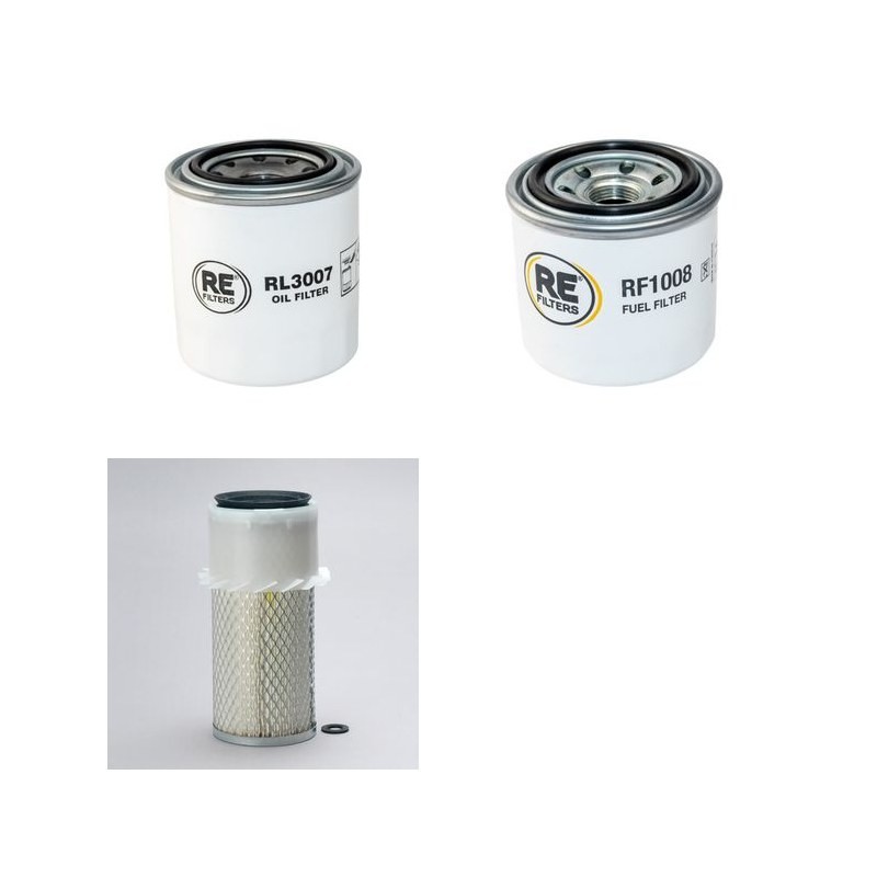 GRILLO FD 1500 4WD Filter Service Kit w/KUBOTA V 1505eng.  Air Oil Fuel
