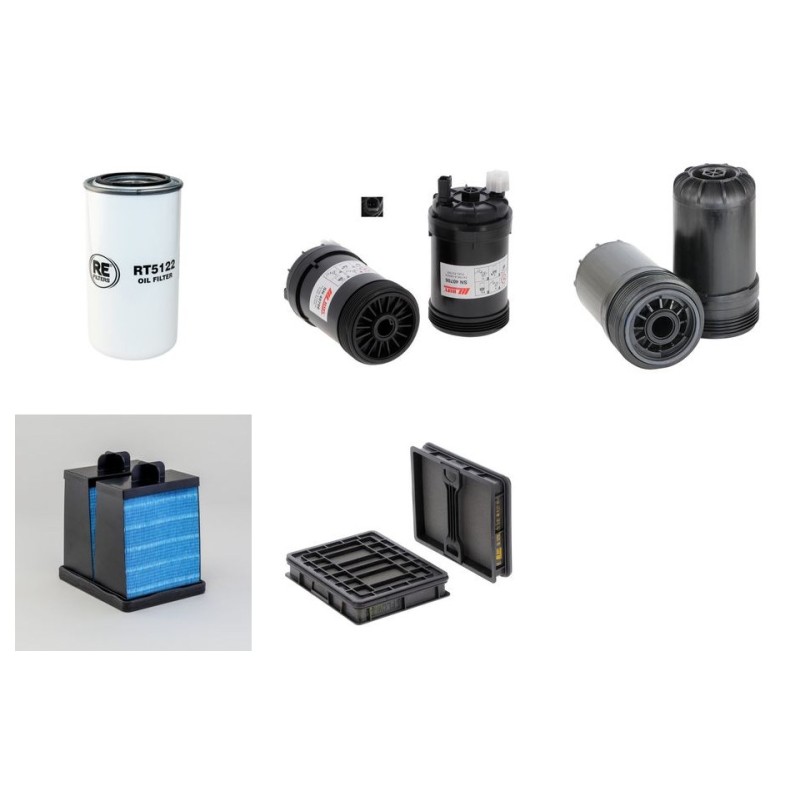 GRUNDODRILL 15 XP Filter Service Kit w/CUMMINS QSB4.5eng. 01.2017 -  Air Oil Fuel
