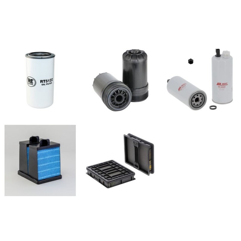 GRUNDODRILL 18 ACS Filter Service Kit w/CUMMINS QSB 4.5-160eng. 01.2017 -  Air Oil Fuel