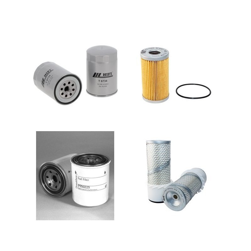 HANIX H 45 A Filter Service Kit w/ISUZU C 240eng.  Air Oil Fuel