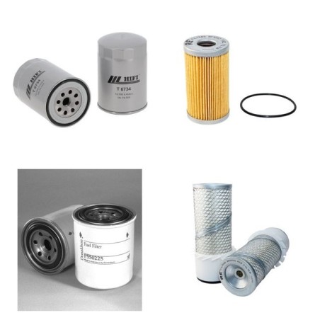 HANIX H 45 A Filter Service Kit w/ISUZU C 240eng.  Air Oil Fuel
