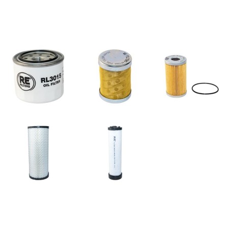 HANIX H 56 C Filter Service Kit w/MITSUBISHI K 4 N-Y2NSBeng.  Air Oil Fuel