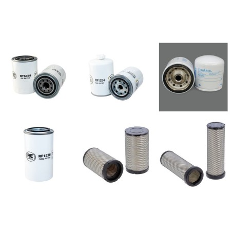 HIDOW HW 130-8 Filter Service Kit w/CUMMINS 4BTAA3.9eng.  Air Oil Fuel