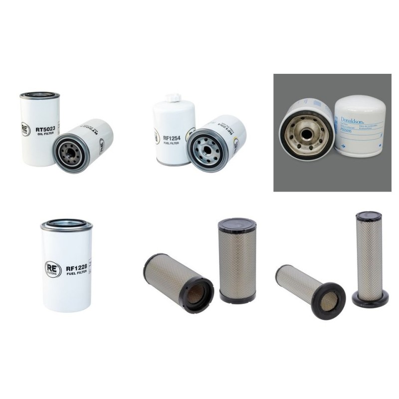 HIDOW HW 240-8 Filter Service Kit w/CUMMINS 6BTAA5.9eng.  Air Oil Fuel