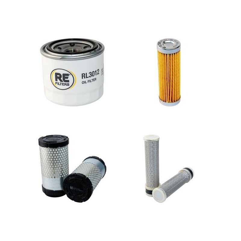 HINOWA HS 1103 Filter Service Kit w/KUBOTA D722eng.  Air Oil Fuel