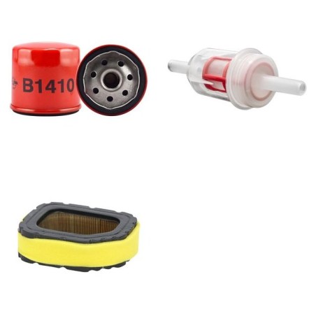 HUSQVARNA YTH 220 TWIN Filter Service Kit w/KOHLER COURAGE 22eng.  Air Oil Fuel
