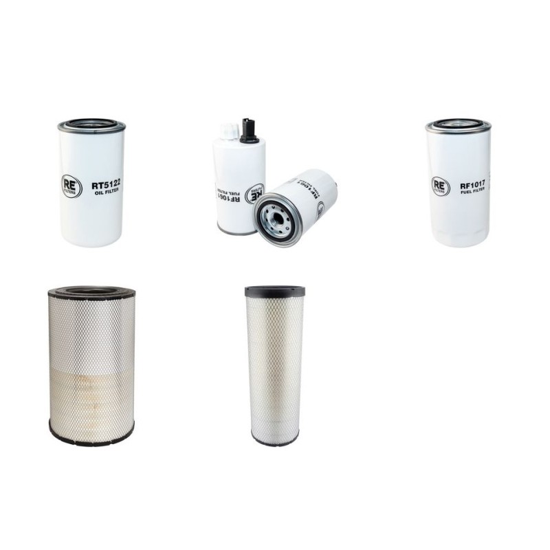 HYDRO AX 864 Filter Service Kit w/CUMMINS QSBeng.  Air Oil Fuel