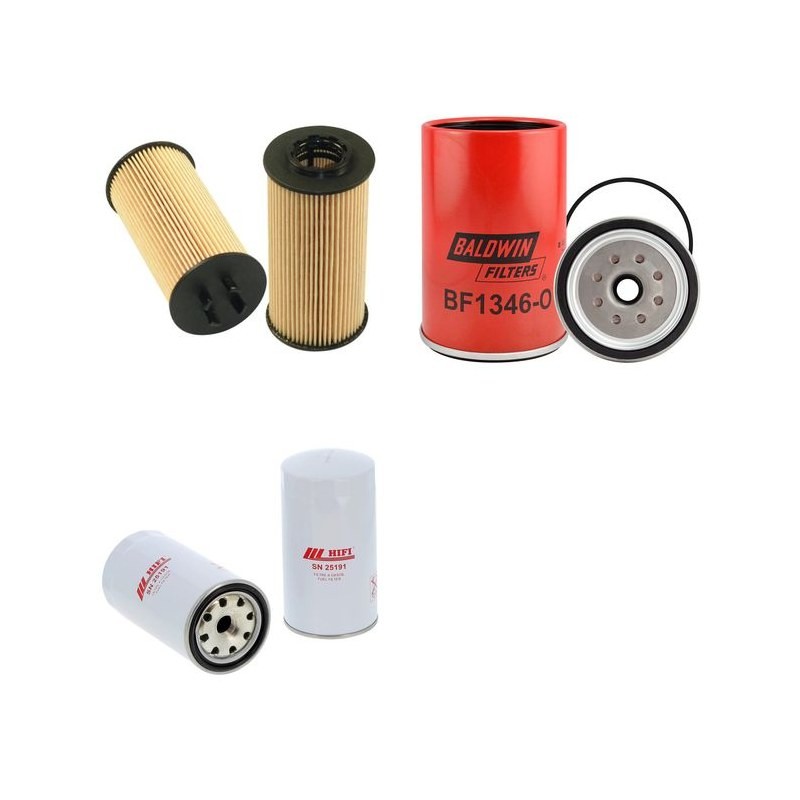 HYUNDAI SEASALL H 10 G Filter Service Kit w/ 6CYL-9.960Leng.  Air Oil Fuel