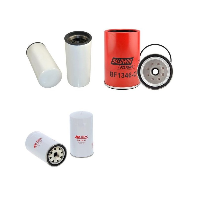 HYUNDAI SEASALL L 13 G Filter Service Kit w/ 6CYL-12.736Leng.  Air Oil Fuel