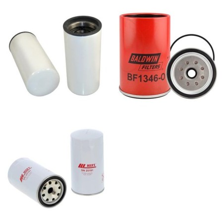 HYUNDAI SEASALL L 13 G Filter Service Kit w/ 6CYL-12.736Leng.  Air Oil Fuel