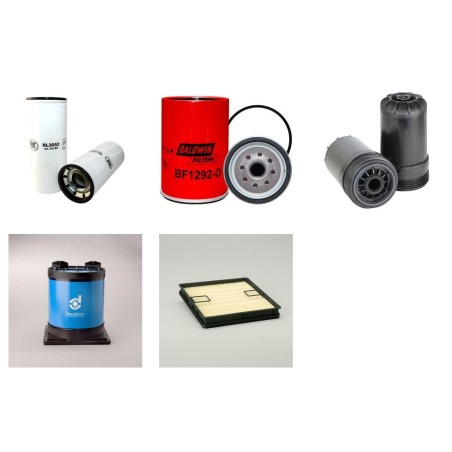 Filter Kit for Hyundai HX 430 L with Cummins QSL9 Engine Air Oil Fuel