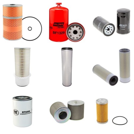 HYUNDAI R 220 LC-7H Filter Service Kit w/HYUNDAI D6BTeng.