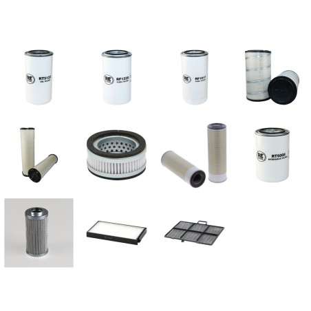 HYUNDAI R 290 NLC-9 Filter Service Kit w/CUMMINS QSB 6.7eng. 01.2010 -