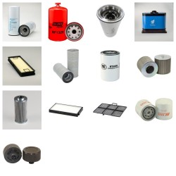 Filter Kit for Hyundai R 520 LC-9A with Cummins QSX 11.9 Engine