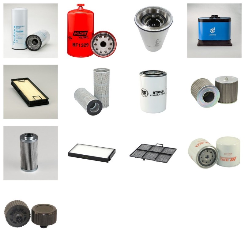 HYUNDAI R 520 LC-9A Filter Service Kit w/CUMMINS QSX 11.9eng.