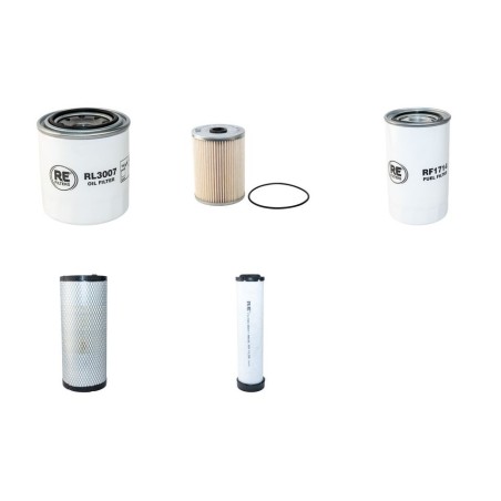 HYUNDAI R 55 W-9A Filter Service Kit w/YANMAR 4TNV98Ceng.  Air Oil Fuel