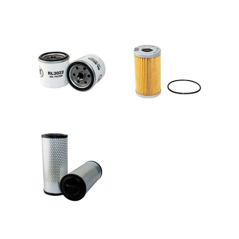 Filter kit for Iseki TG 6375 Air Oil Fuel