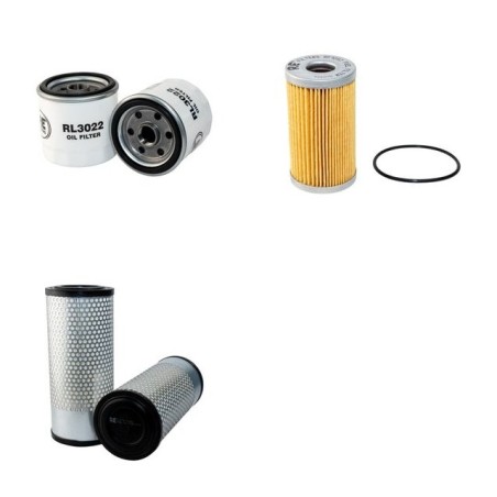 Filter kit for Iseki TG 6375 Air Oil Fuel