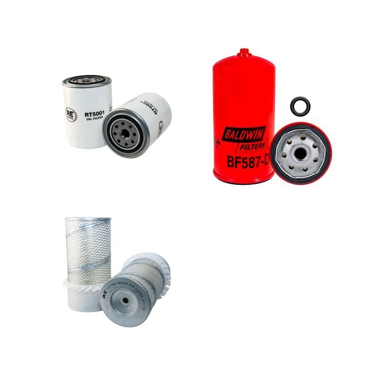 ITALMACCHINE 3509 Filter Service Kit w/PERKINS 1004.4eng. 01.2002 -  Air Oil Fuel