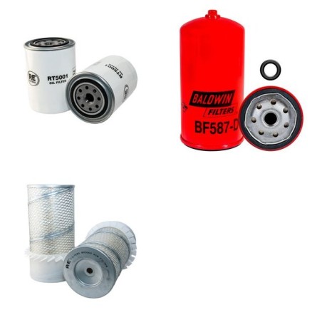 ITALMACCHINE 3509 Filter Service Kit w/PERKINS 1004.4eng. 01.2002 -  Air Oil Fuel