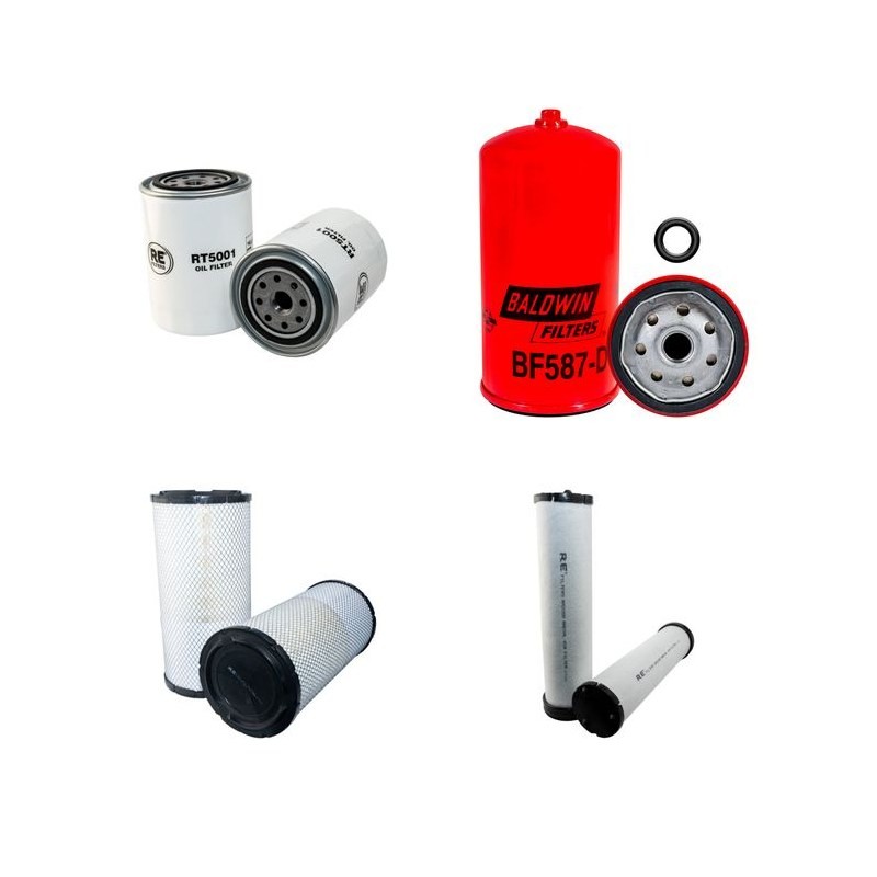 ITALMACCHINE GYROLIFT 5022 Filter Service Kit w/PERKINS 1006 SERIESeng.  Air Oil Fuel