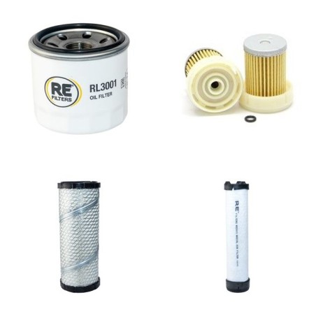 NEW HOLLAND Boomer 30 Filter Service Kit w/Mitsubishi S4L2 Eng. Air, Oil, Fuel Filters