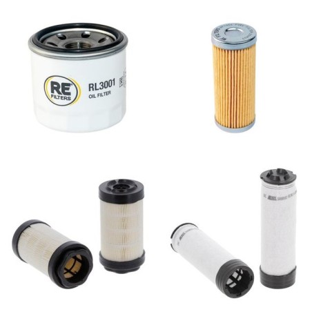 Filter Kit FITS JOHN DEERE 2400 PRECISION CUT   Air Oil Fuel