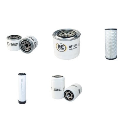 Filter Kit FITS JOHN DEERE 8900 A PRECISION CUT w/YANMAR 4TNV84Teng. 01.2016 -