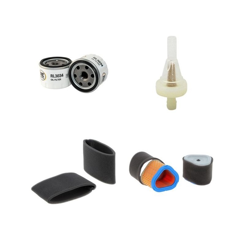 Filter Kit for John Deere LT 160 with Kohler Engine Air Oil Fuel